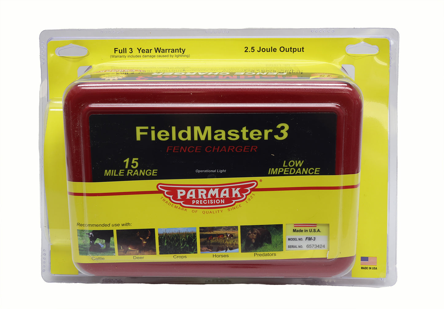 Parmak FieldMaster-3 Fencer Charger - 102560
