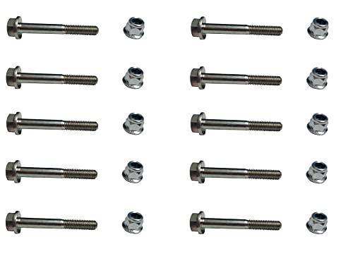 John Deere (10 PACK) Original Equipment 19M8321/14M7397 Screw and Nut Kit - 19M8321B