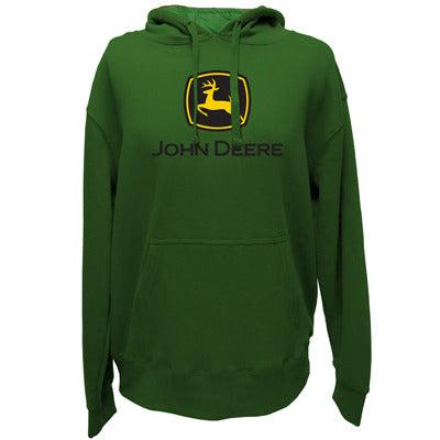 Men's John Deere Logo Hoodie Sweatshirt (Green)(LARGE) - LP36491
