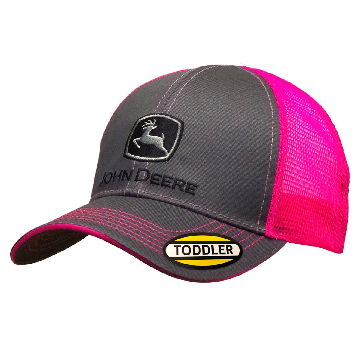 John Deere Toddler Neon Pink Mesh Back Hat/Cap - LP71415, image 6