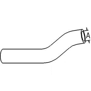 A&I Products Lower (Front) Radiator Hose - A-32430-18050