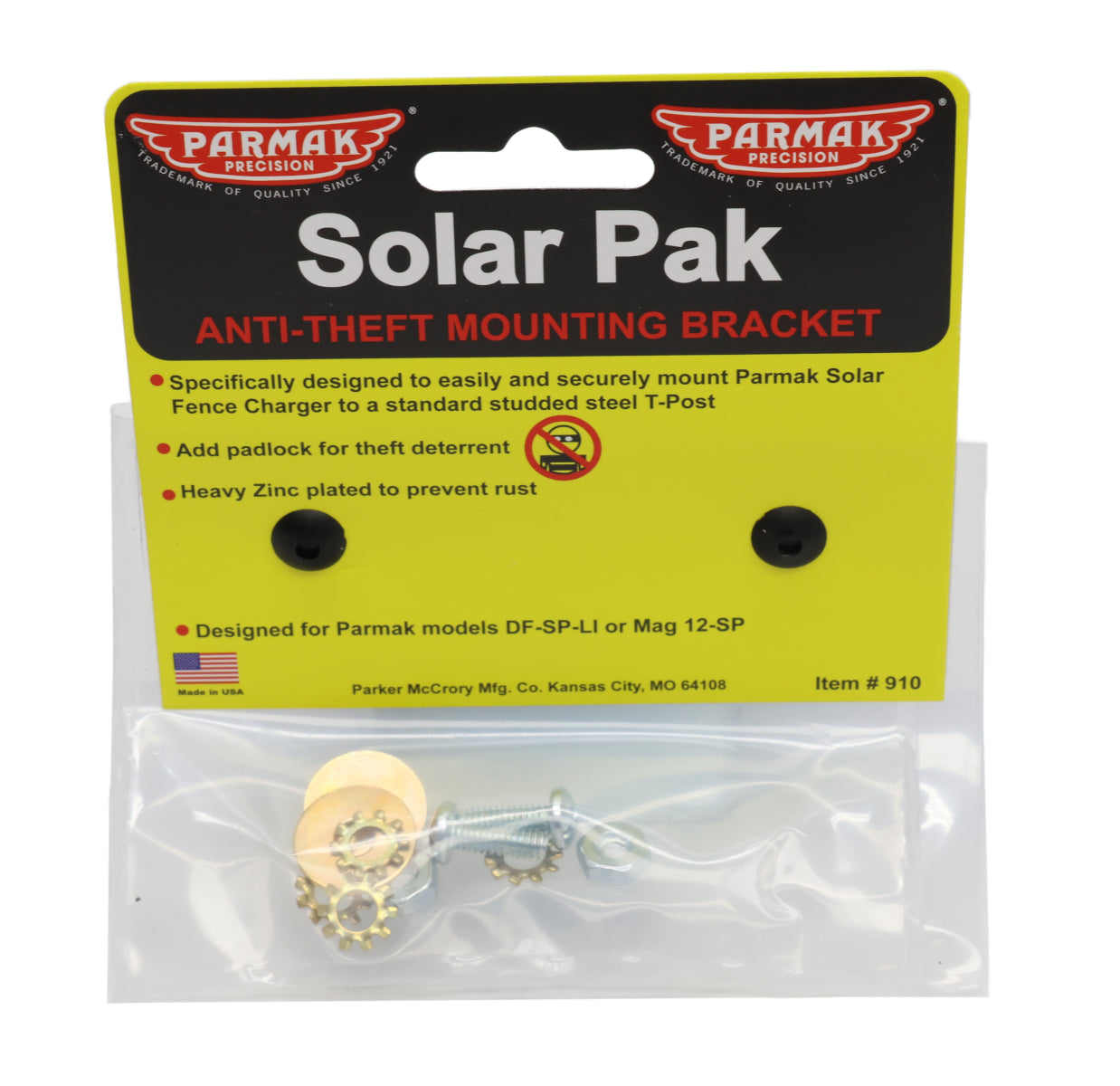 Parmak Solarpak T-post Mounting Bracket - 311910
