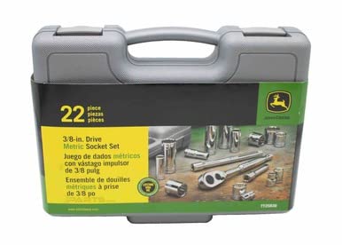 John Deere 22-Piece 3/8" Drive Metric Socket Set - TY25838