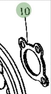 John Deere Original Equipment Gasket - M152189
