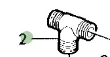 John Deere Original Equipment Tee Fitting - R79606