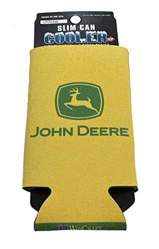 John Deere Green and Yellow TM Slim Can Cooler - LP79766, image 6