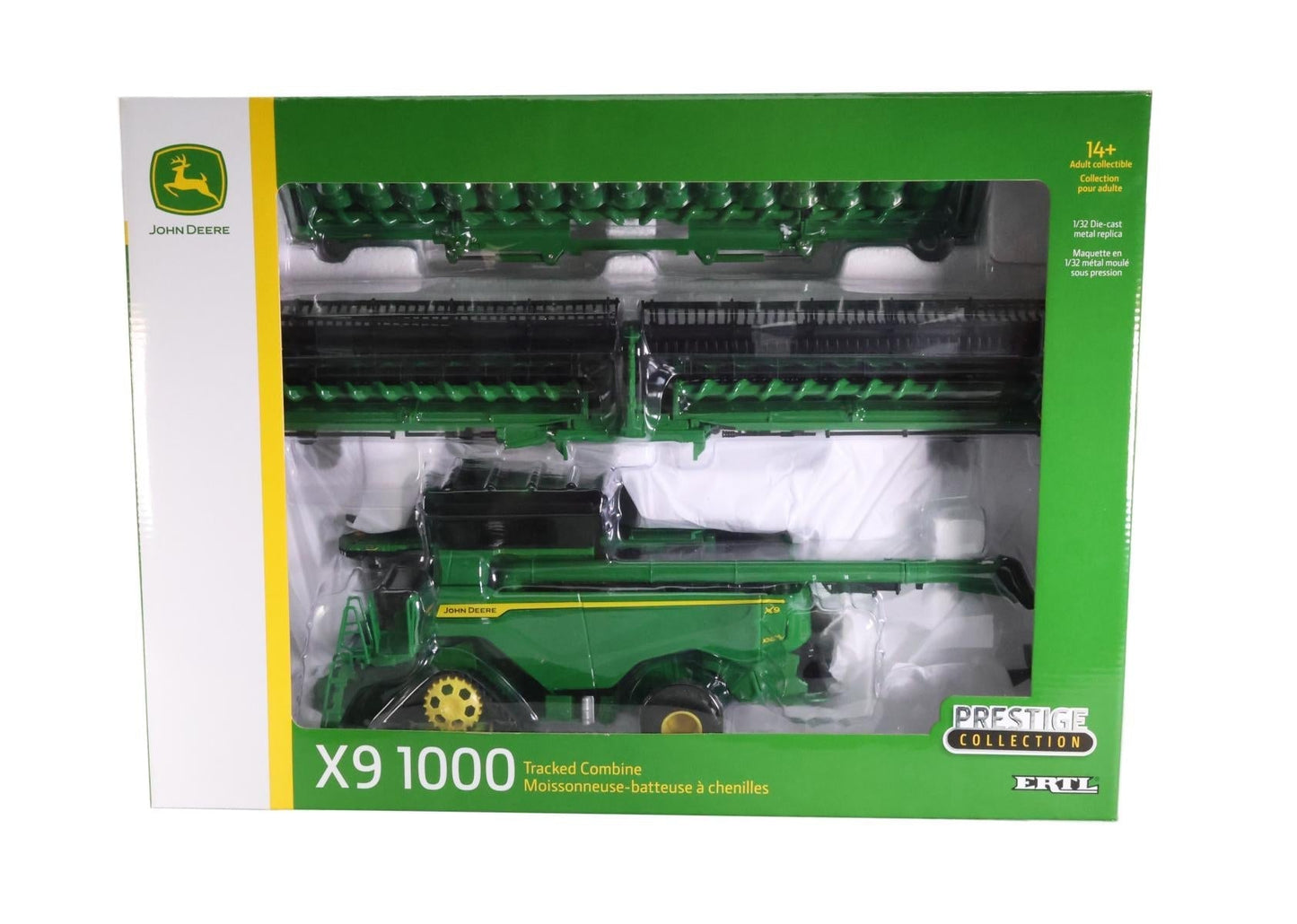 1/32 John Deere X9 1000 Prestige Collection Tracked Combine Toy - LP77346