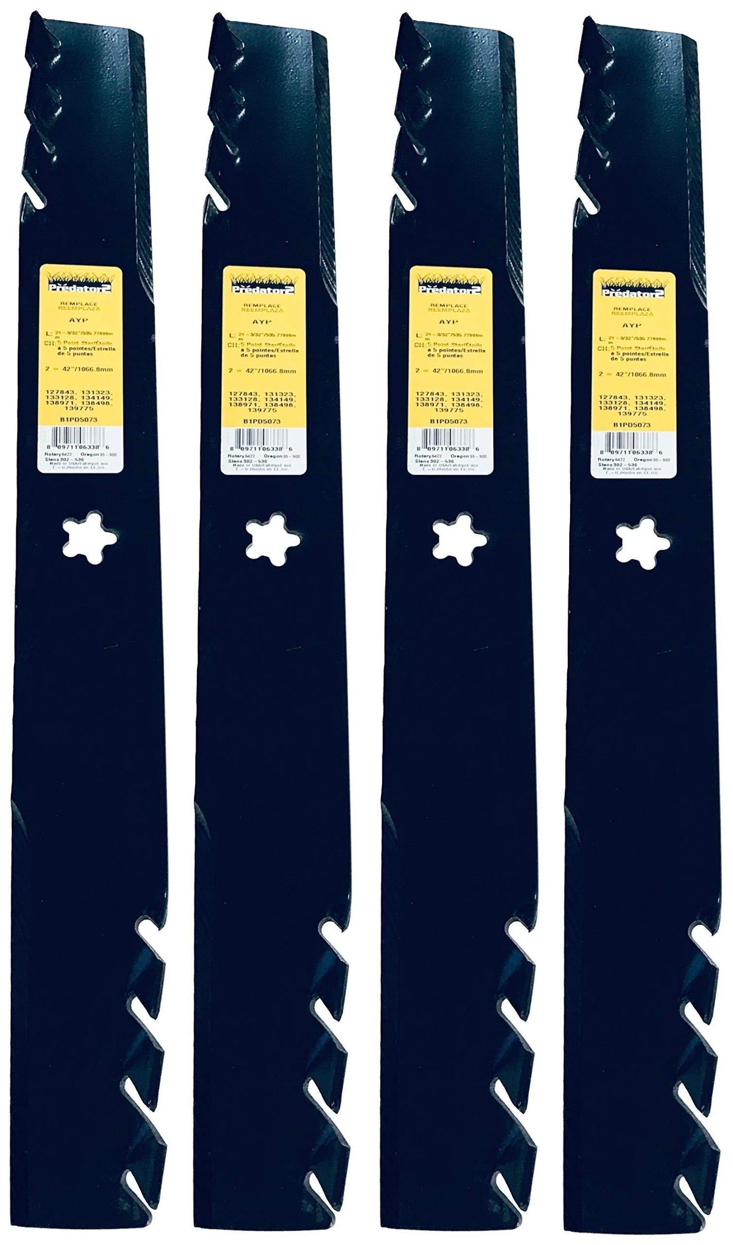 A&I Predator 21-3/32" Mulching Blade (Set of 4) - B1PD5073,4