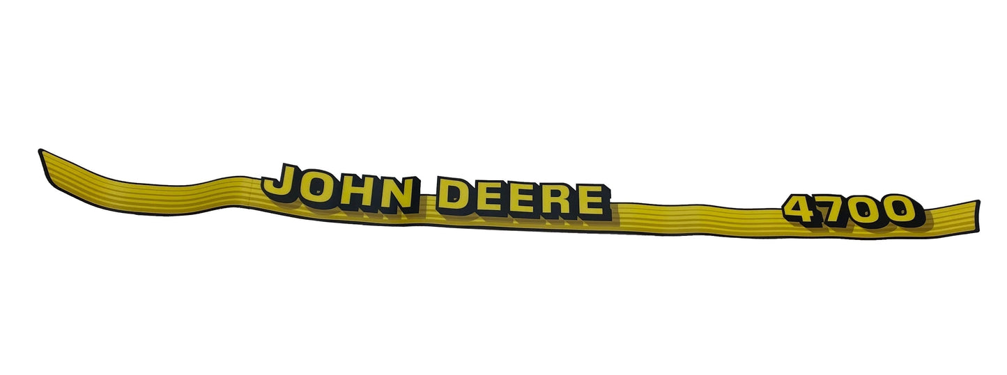 Genuine label for John Deere equipment, LVU10328