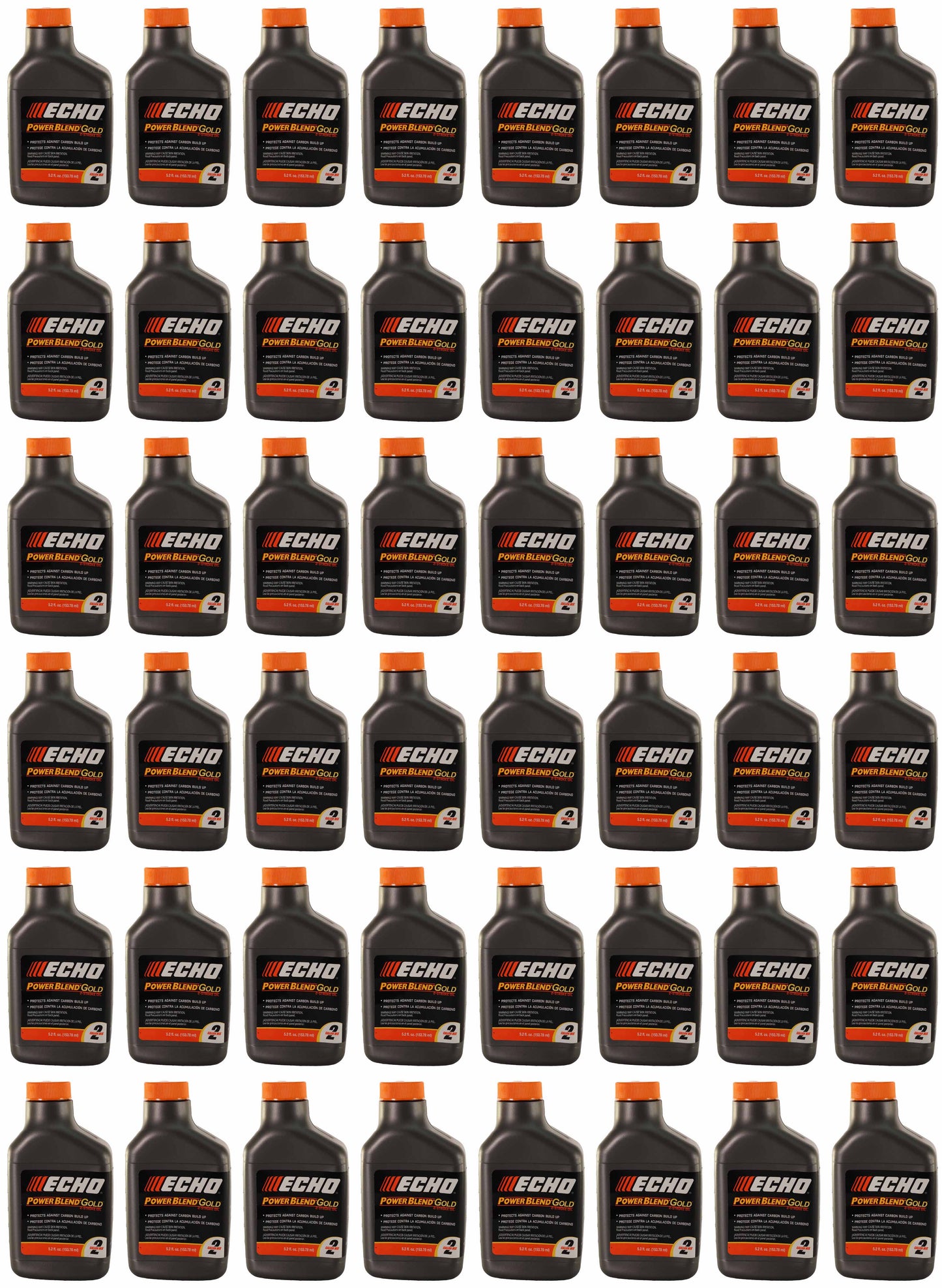 Echo Original Equipment 48-PACK Power Blend Gold Oil Mix 50:1 (5.2 fl oz Bottle) - 6450002
