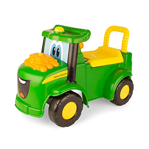 John Deere Johnny Tractor Ride-On Toy with Lights and Sounds � 12m+