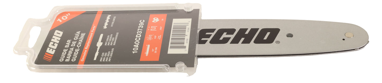Echo Original Equipment 10" 0.050" Ga Guide Bar - 10A0CD3739C, image 5