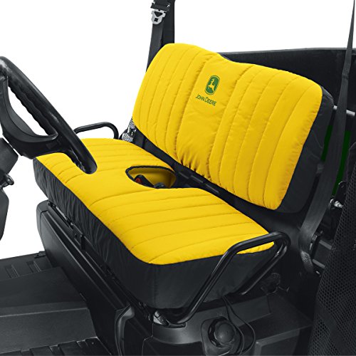 John Deere Mid-Size Bench Seat Cover (Yellow) - LP66449