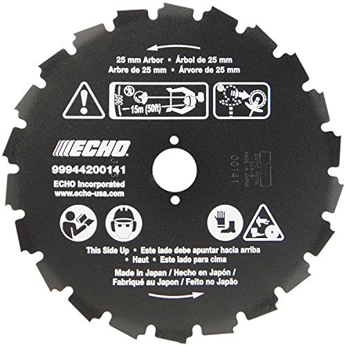 Echo Original Equipment 22-Tooth Clearing Saw Blade - 25 MM ARBOR - 99944200141