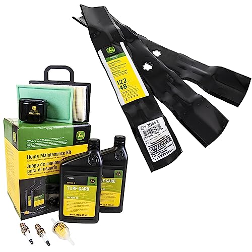 John Deere Original Equipment Model LA140 Maintenance Kit + Standard Blades