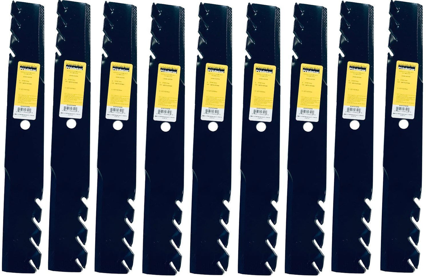 XHT Predator 18" 5/8" Mulch Blade (Set of 9) - B1PD5008,9