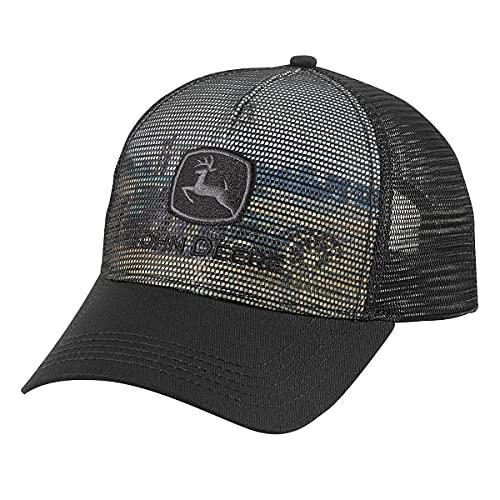 John Deere Black Mesh Landscape Hat/Cap - LP76082