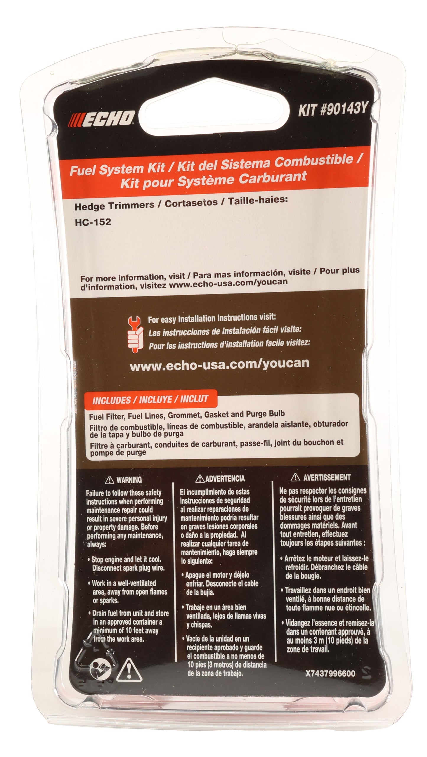 Echo Original Equipment FUEL SYSTEM KIT - YOUCAN™ - 90143Y