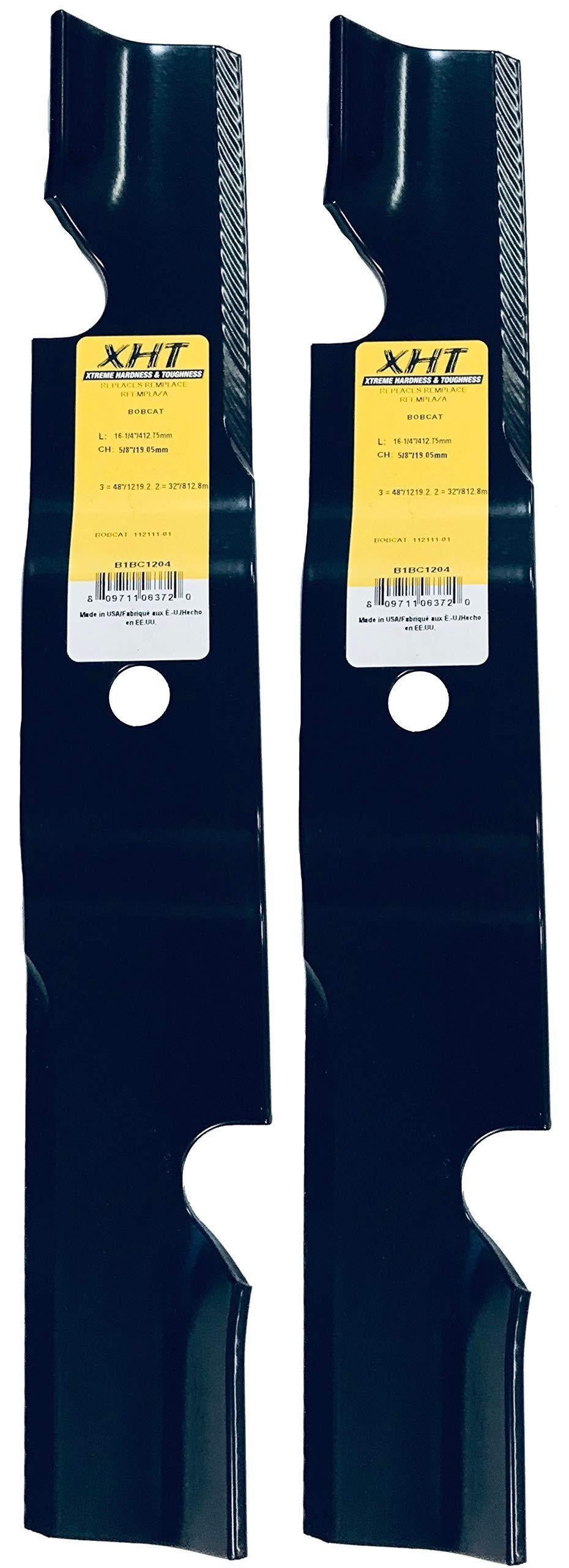 A&I XHT 16-1/4", 5/8", HL Mower Blade (Set of 2) - B1BC1204,2