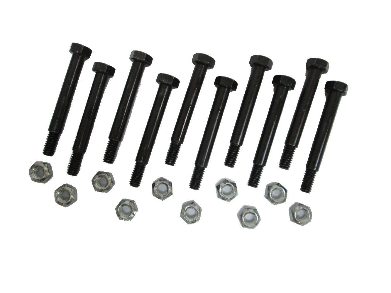 Package of 10 Shear Bolts/Nuts for John Deere Square Baler - A-80A139, image 7