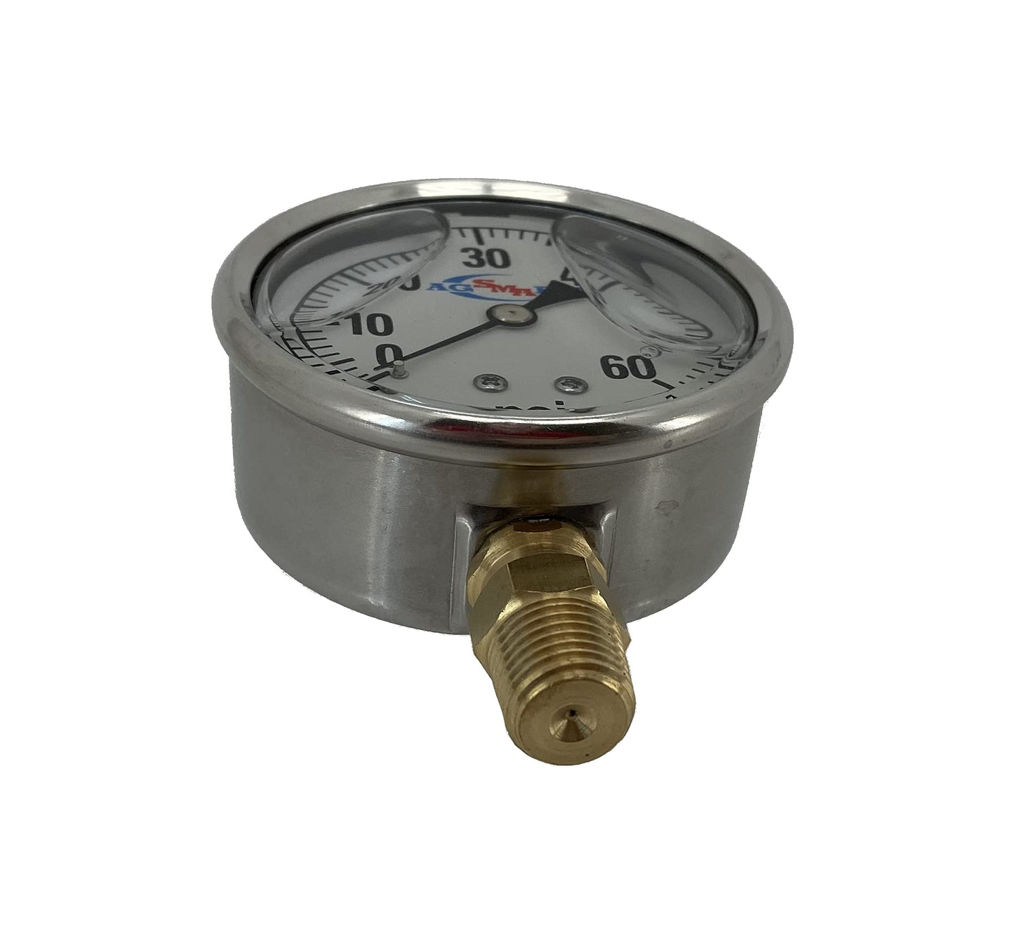 SMA 60 PSI Liquid Filled/Stainless Gauge-2-1/2" Diameter - 920-GG60