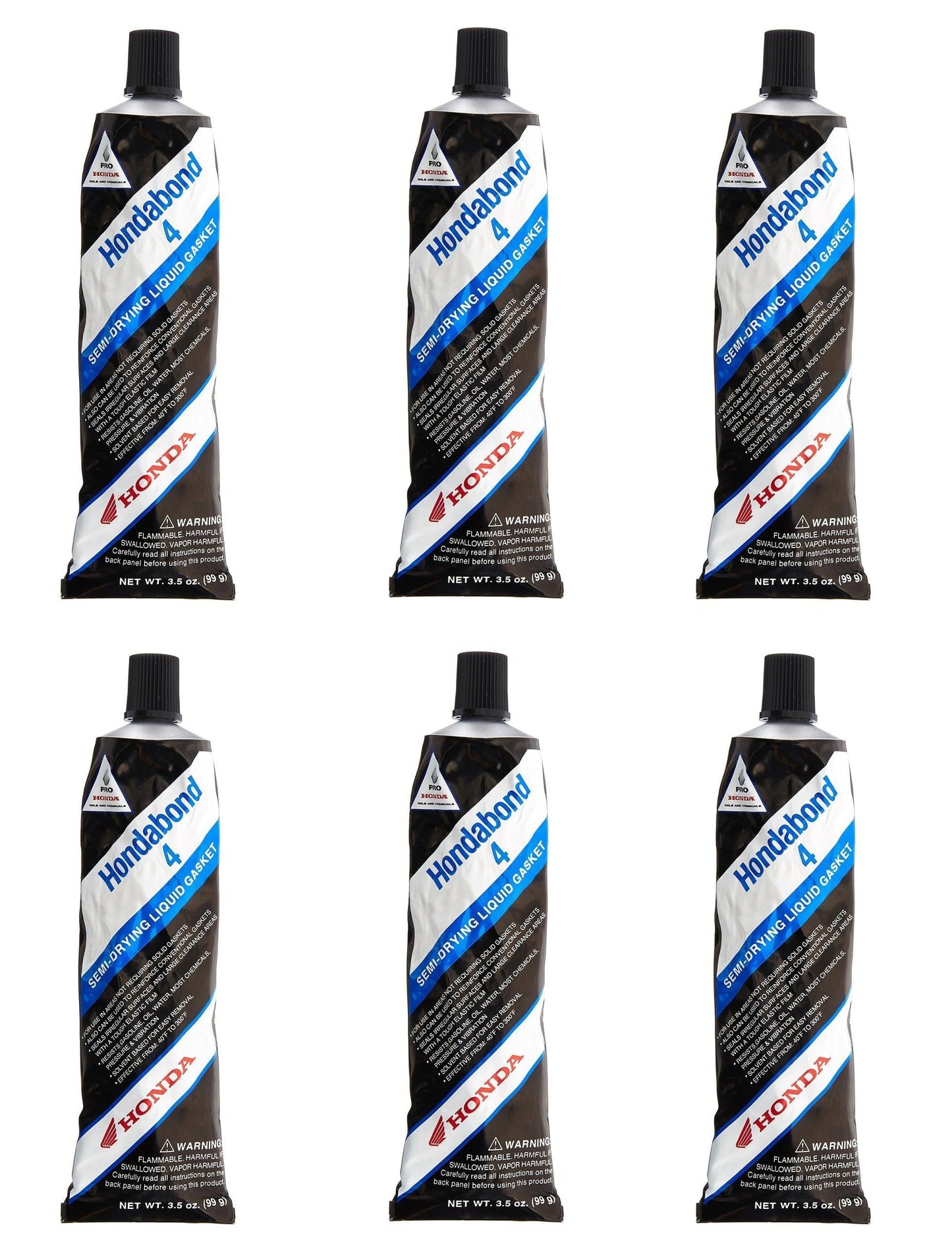 Honda (6 PACK) Hondabond 4 Liquid Gasket - 08717-1194,6