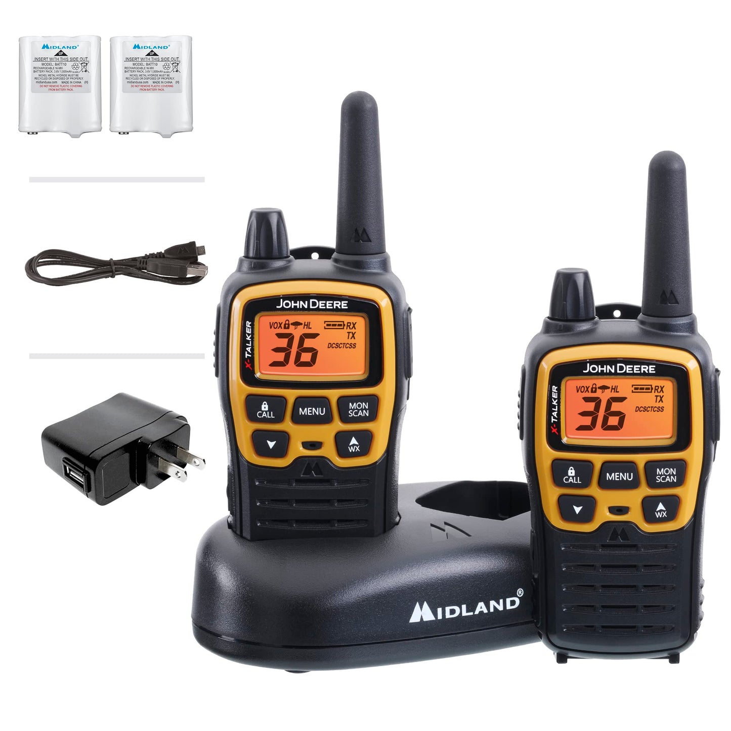 John Deere (CF Yellow) Two-Way Radio - PMT71VP3CF