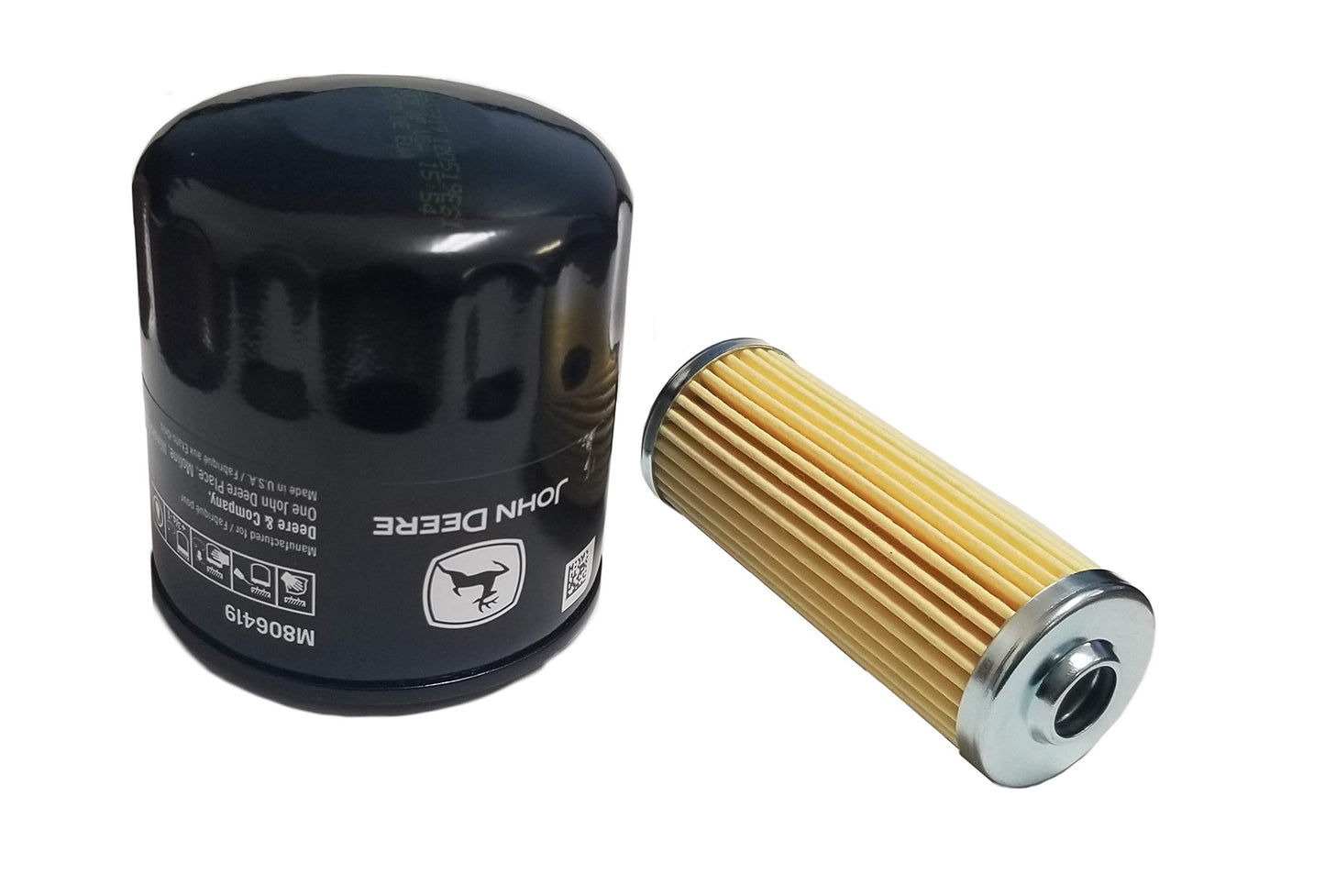 John Deere Original Equipment Fuel and Oil Filter M806419/MIU804763 Kit - M806419E