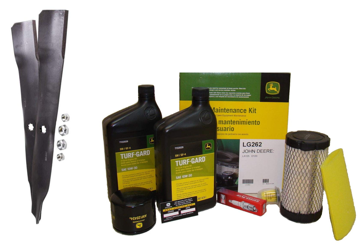 John Deere Original Equipment Model LA125 Maintenance Kit + Highlift Blades, image 5
