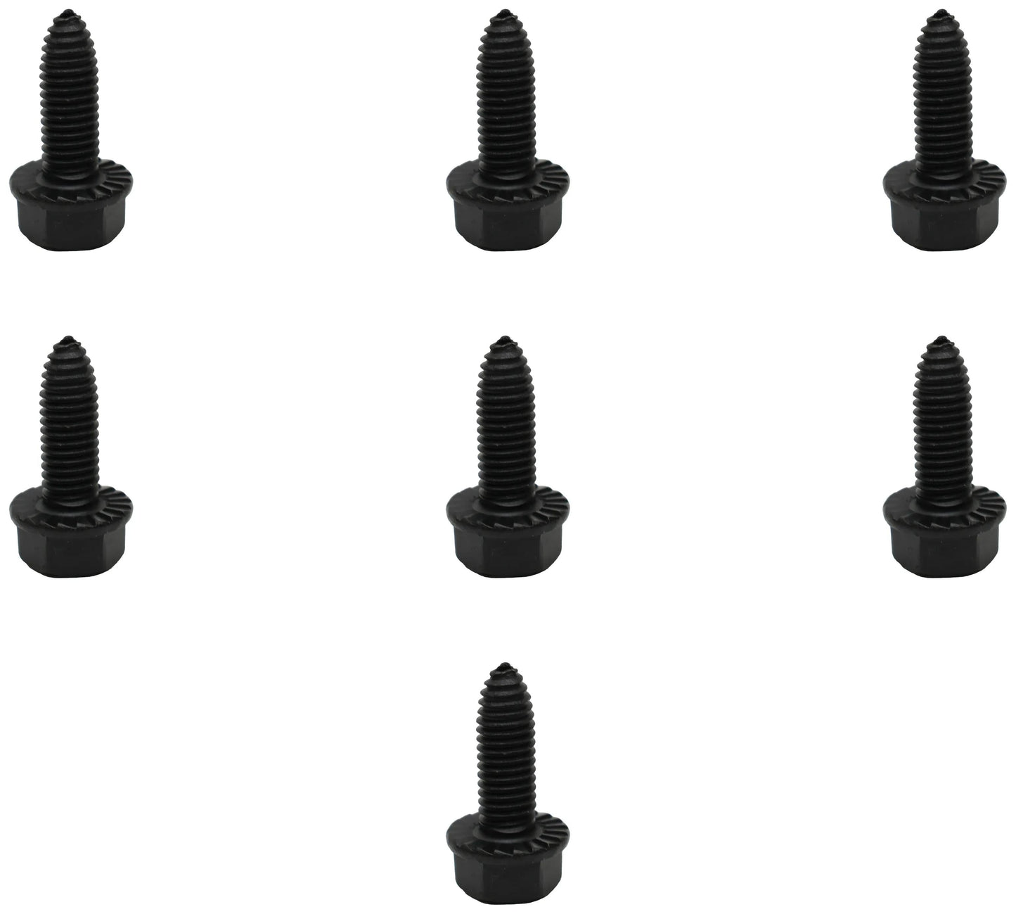 John Deere Original Equipment Hexagonal Flanged Head Self-Tapping Screw, M8 X 23.5 (7-PACK) - M159825