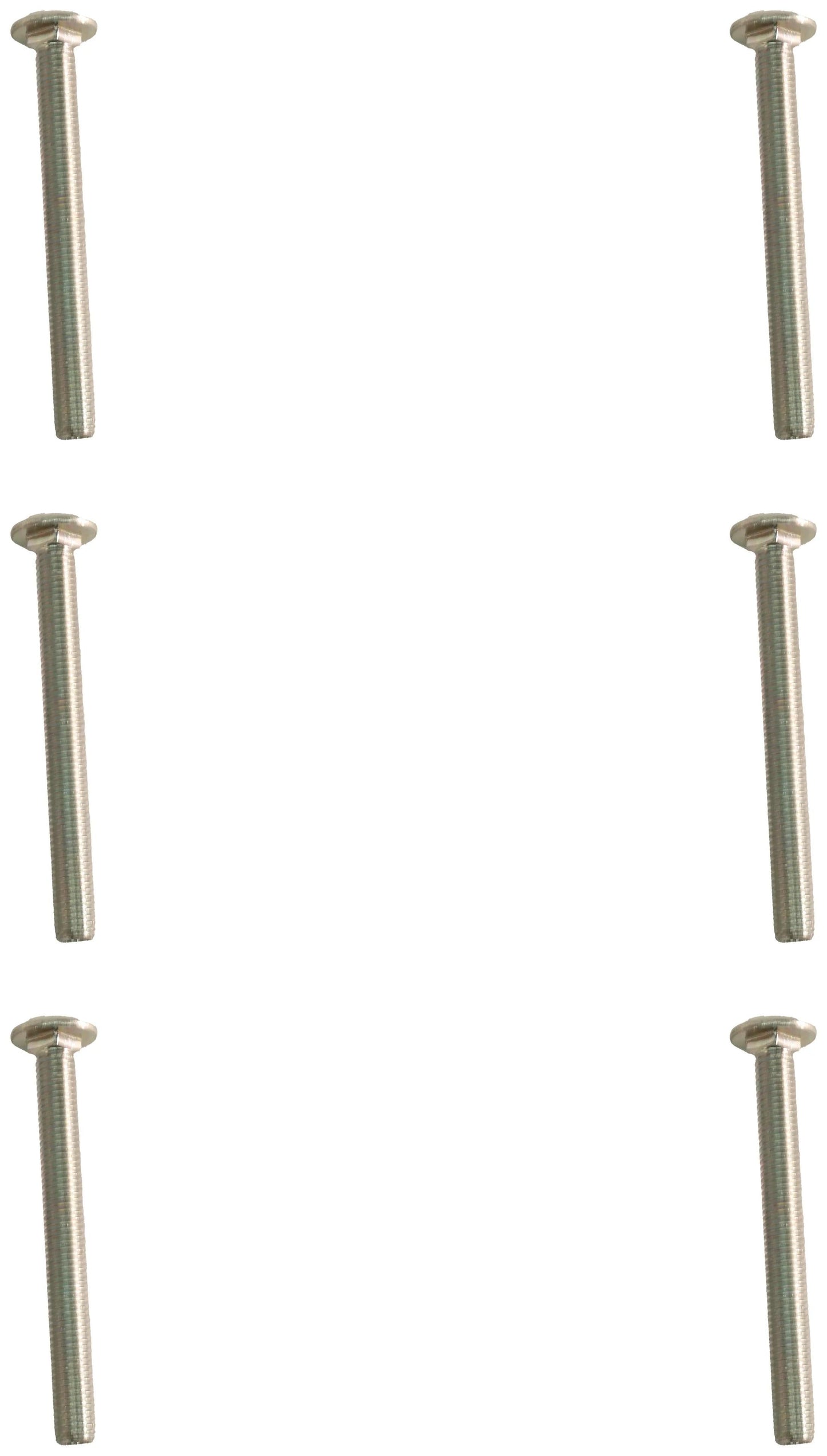 John Deere Original Equipment Round Head Square Neck Bolt, M8 X 80 (6-PACK) - 03M7267