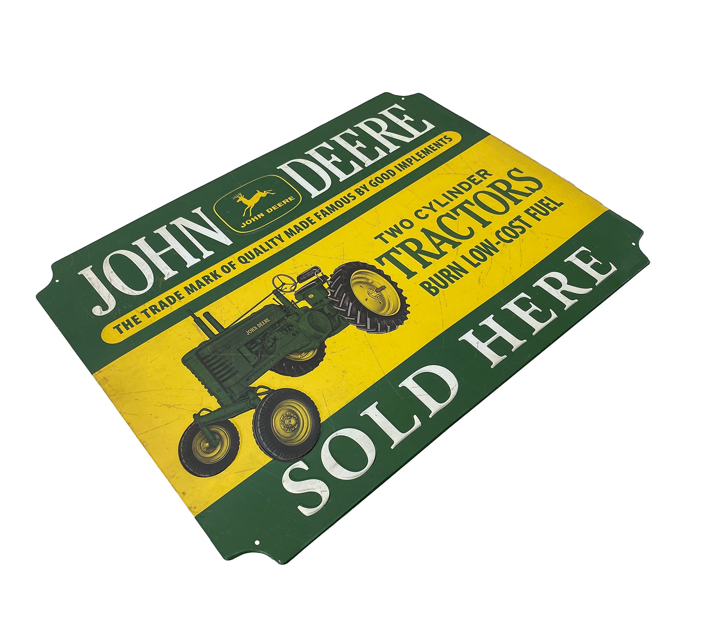 John Deere Tractors Sold Here Metal Sign LP82986