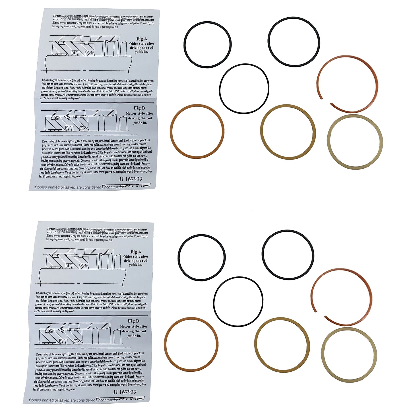 John Deere Original Equipment Hydraulic Cylinder Kit 2 Pack - AH212088,2