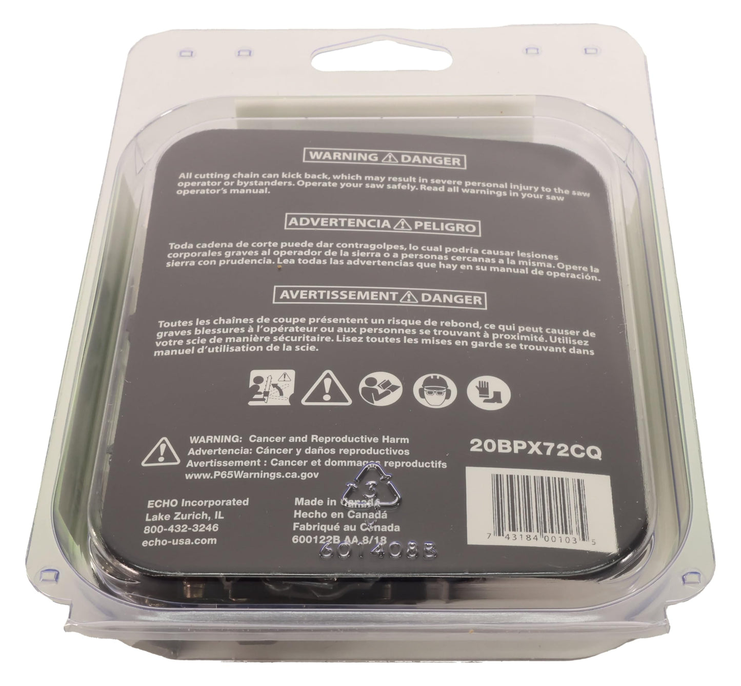 Echo Original Equipment SAW CHAIN 18" - 20BPX72CQ, image 8