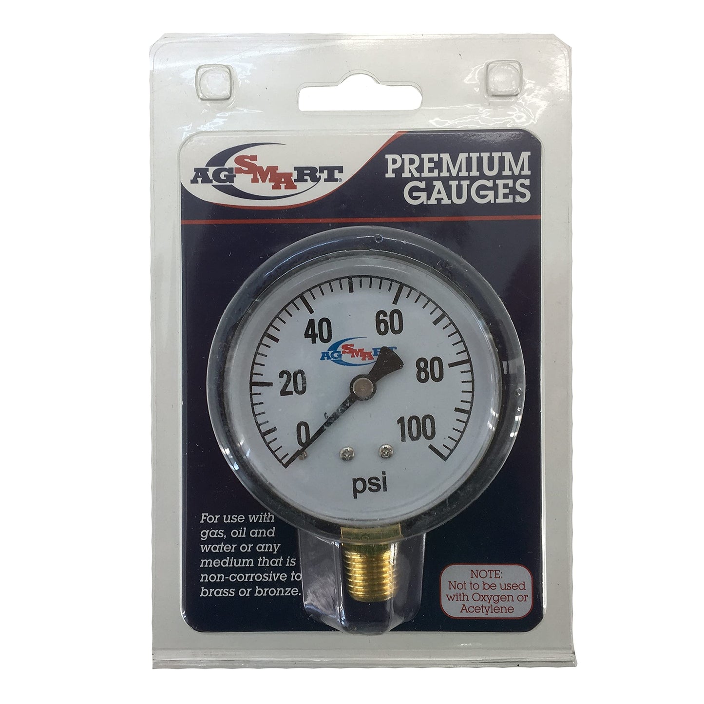 SMA 100 PSI Dry Gauge - 2-1/2" Diameter - 920-SG100