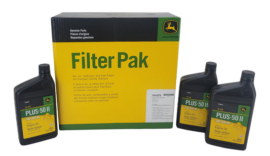 John Deere Original Equipment Filter Pak with Oil Kit - TA15270A