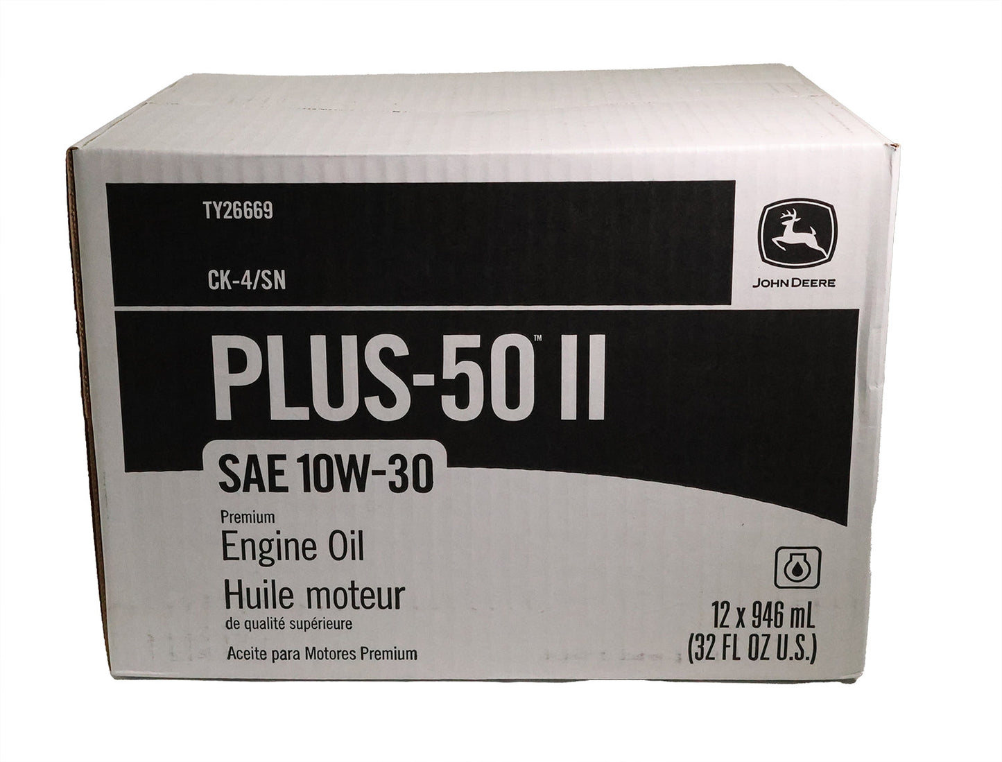 John Deere Original Equipment Plus-50 II SAE 10W-30 Engine Oil - TY26669