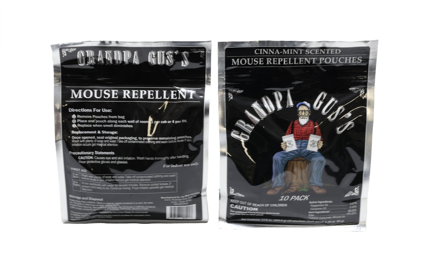Grandpa Gus's (2 BAGS) Rodent Repellent Pouches - A-B1GPP106,2