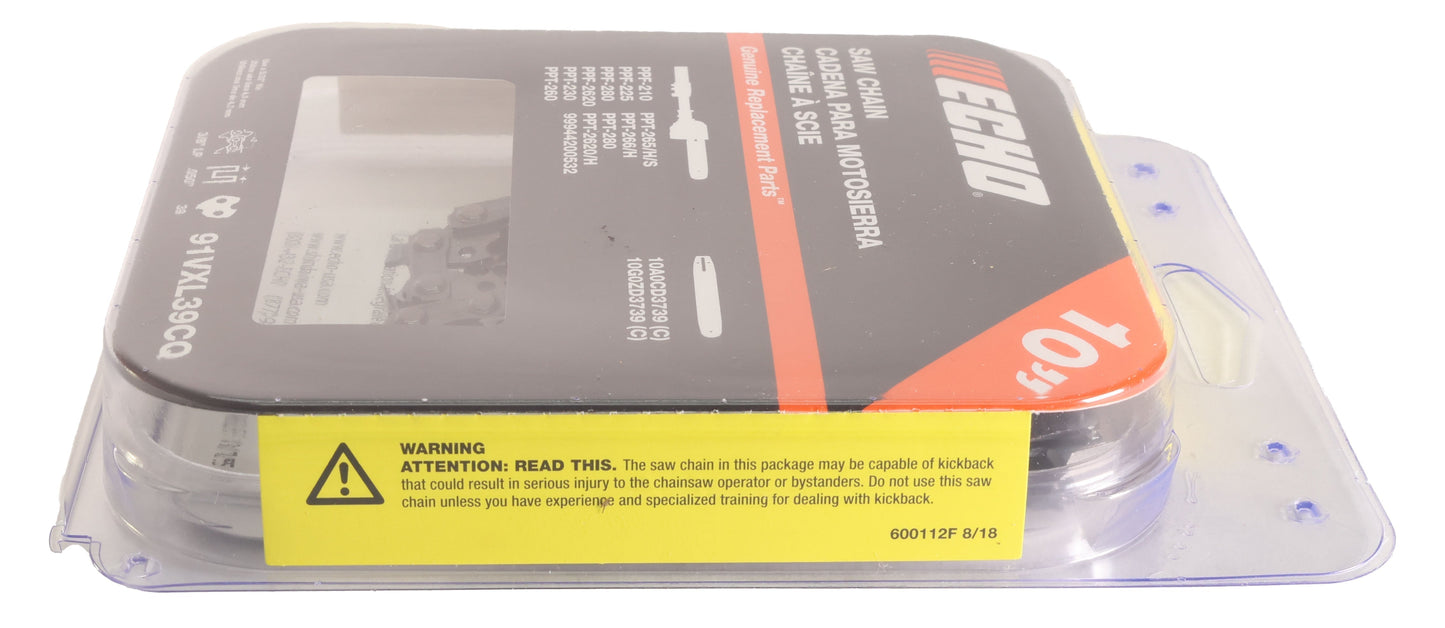 Echo Original Equipment SAW CHAIN 10" 0.050" GA - 91VXL39CQ