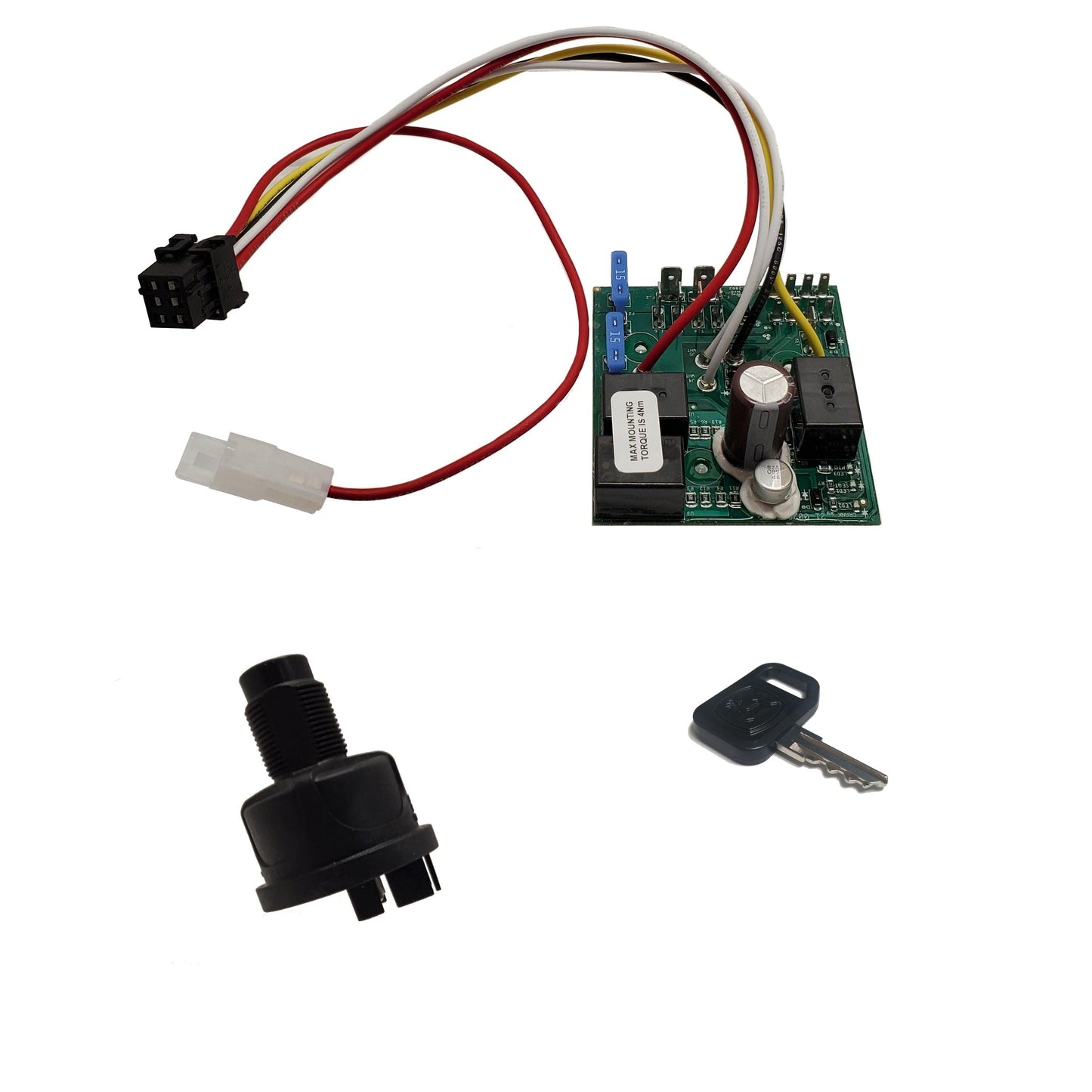 John Deere Ignition Module, Switch & Key - AM131841 AUC15330-AUC15805 - GT235 GX345 LX277 X485 X595 -AUC15330A