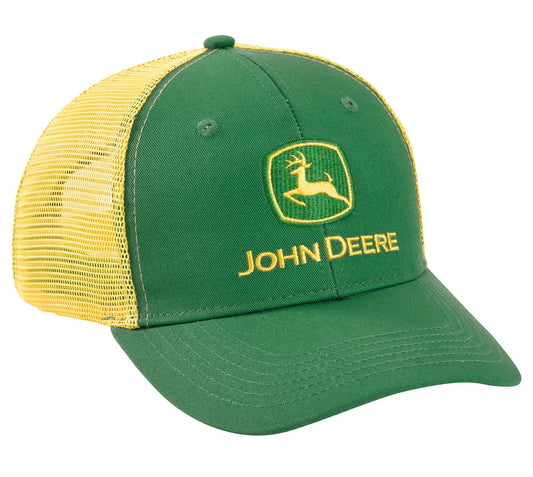 John Deere Men's Green/Yellow Mesh Cap/Hat - LP69229