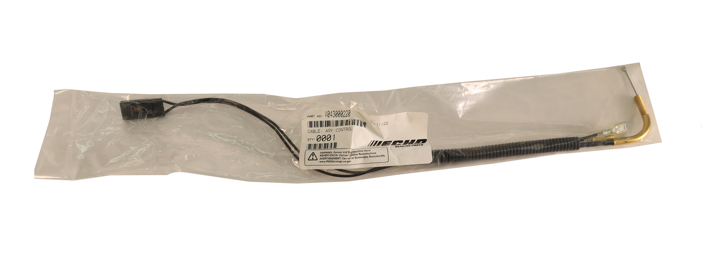 Echo Original Equipment Control Cable Assy - V043000220