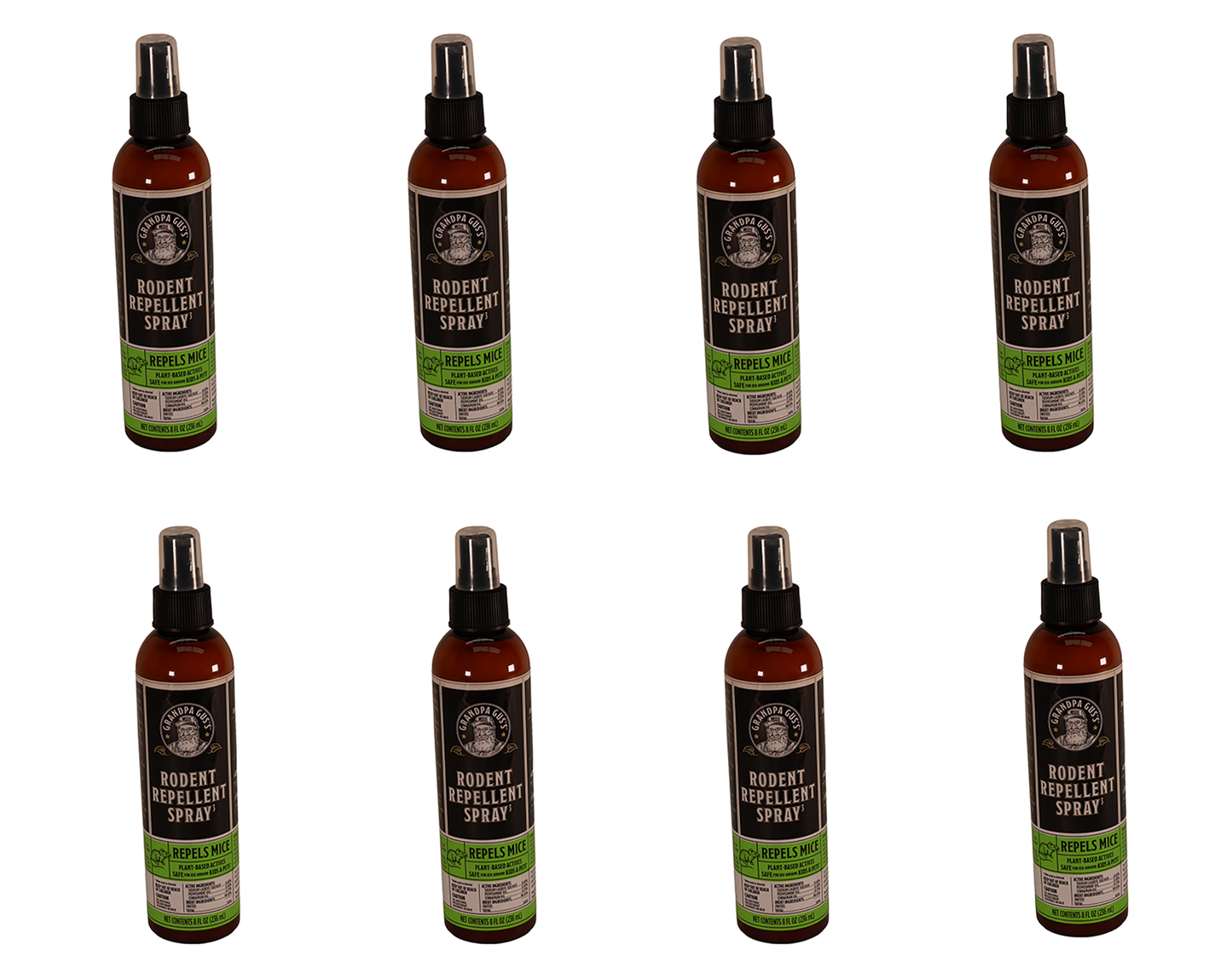 A&I Products Grandpa Gus's Rodent Spray, 8oz, US Only Pack of 8 - A-B1GSR8A15