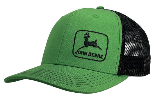 John Deere Moline 112 Green and Black Mesh Back Hat/Cap - LP82941