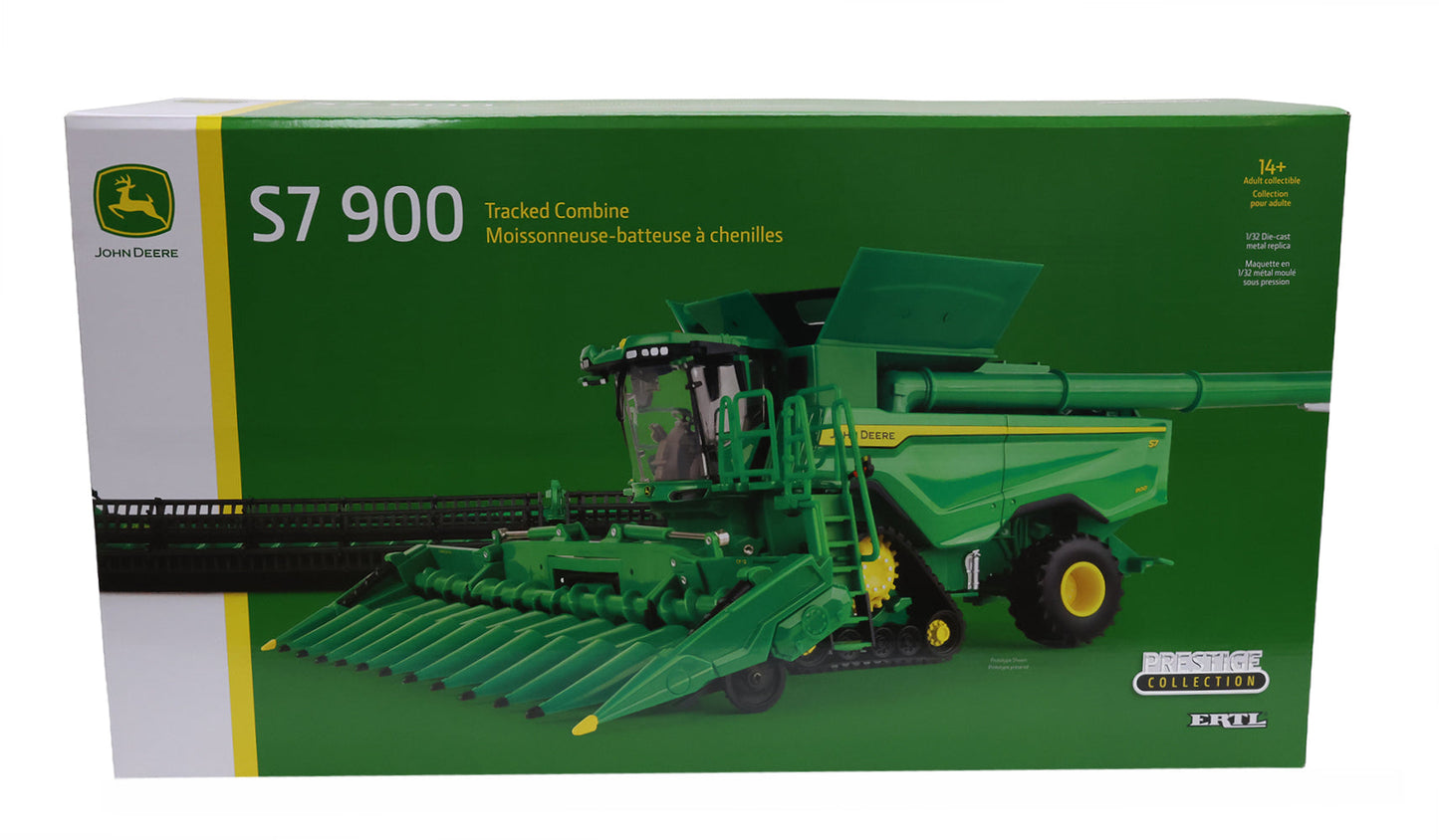 1/32 John Deere S7 900 Tracked Combine Prestige Collection Combine Toy - LP86772