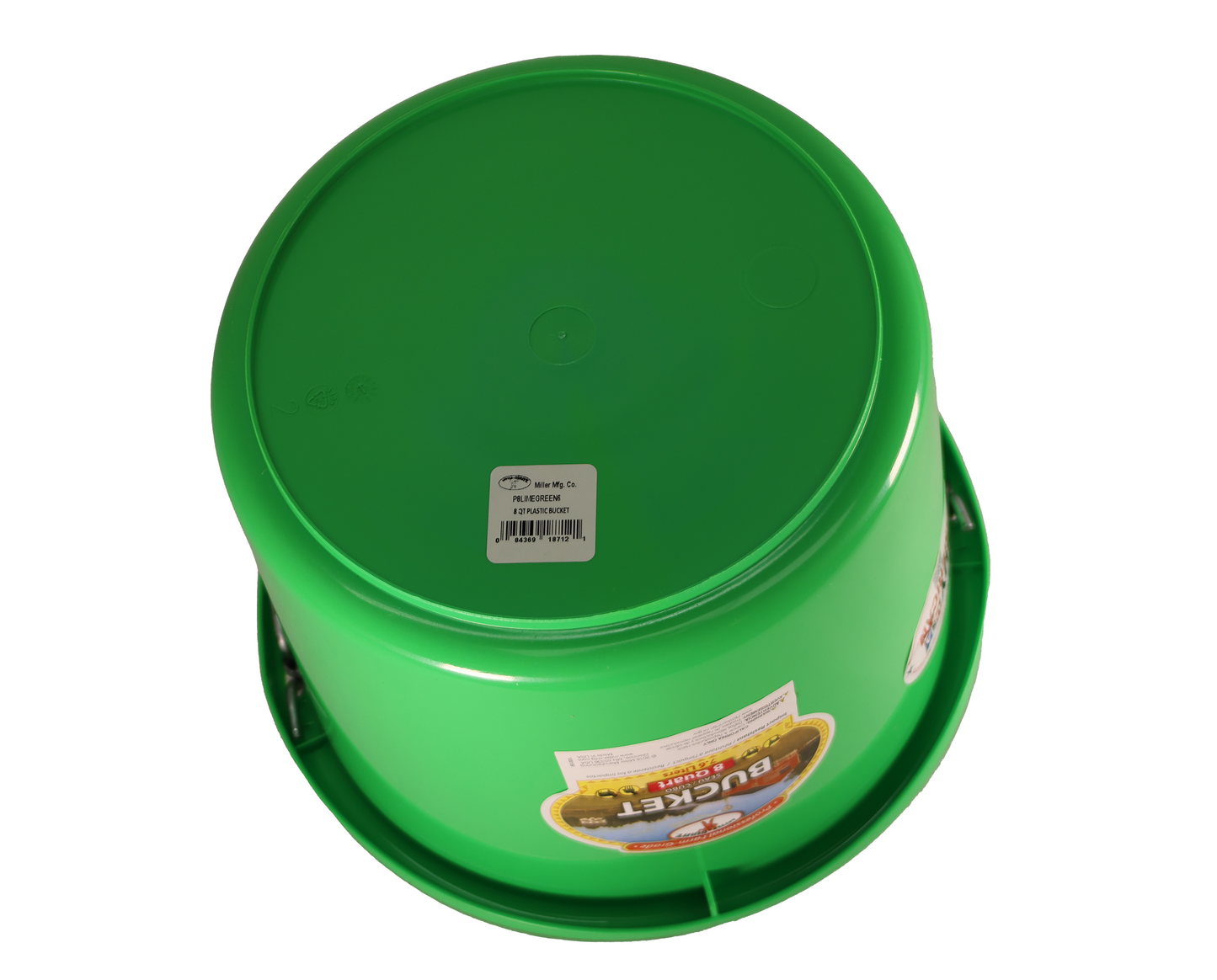 Little Giant Lime Green 8 Quart Plastic Bucket - P8LIMEGREEN