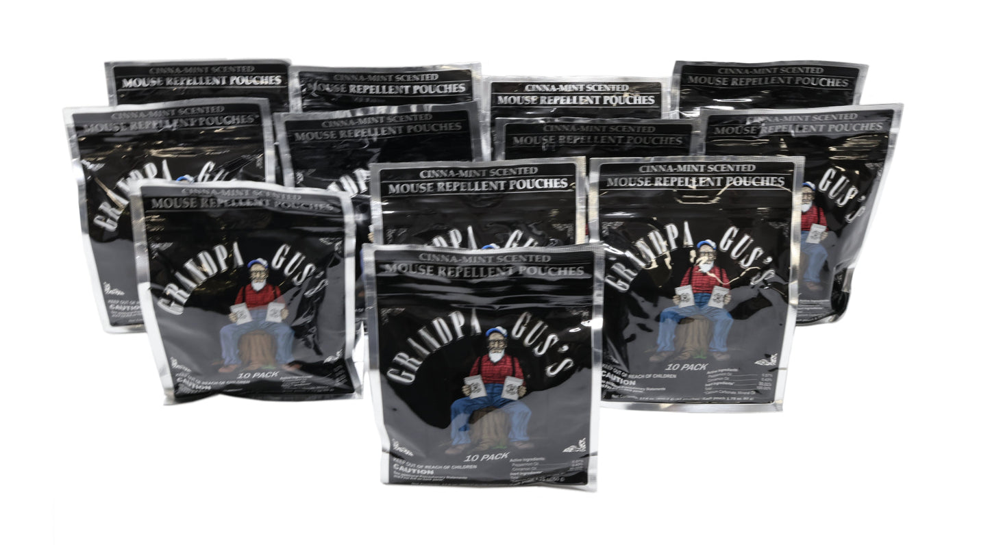 Grandpa Gus's (12 BAGS) Rodent Repellent Pouches - A-B1GPP106,12