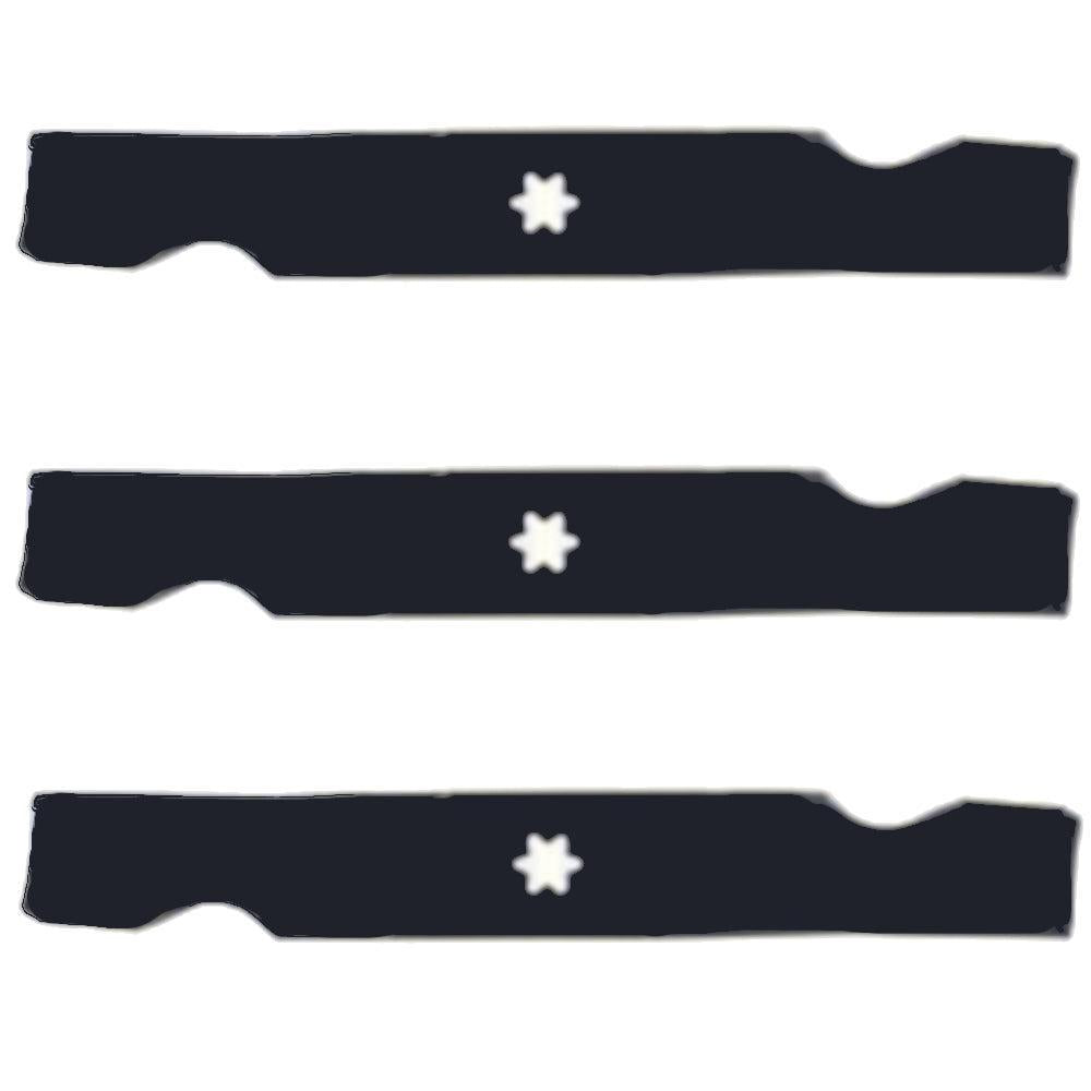 XHT 17-7/8", 6PT Star Mower Blade (Set of 3) - B1CC1428,3