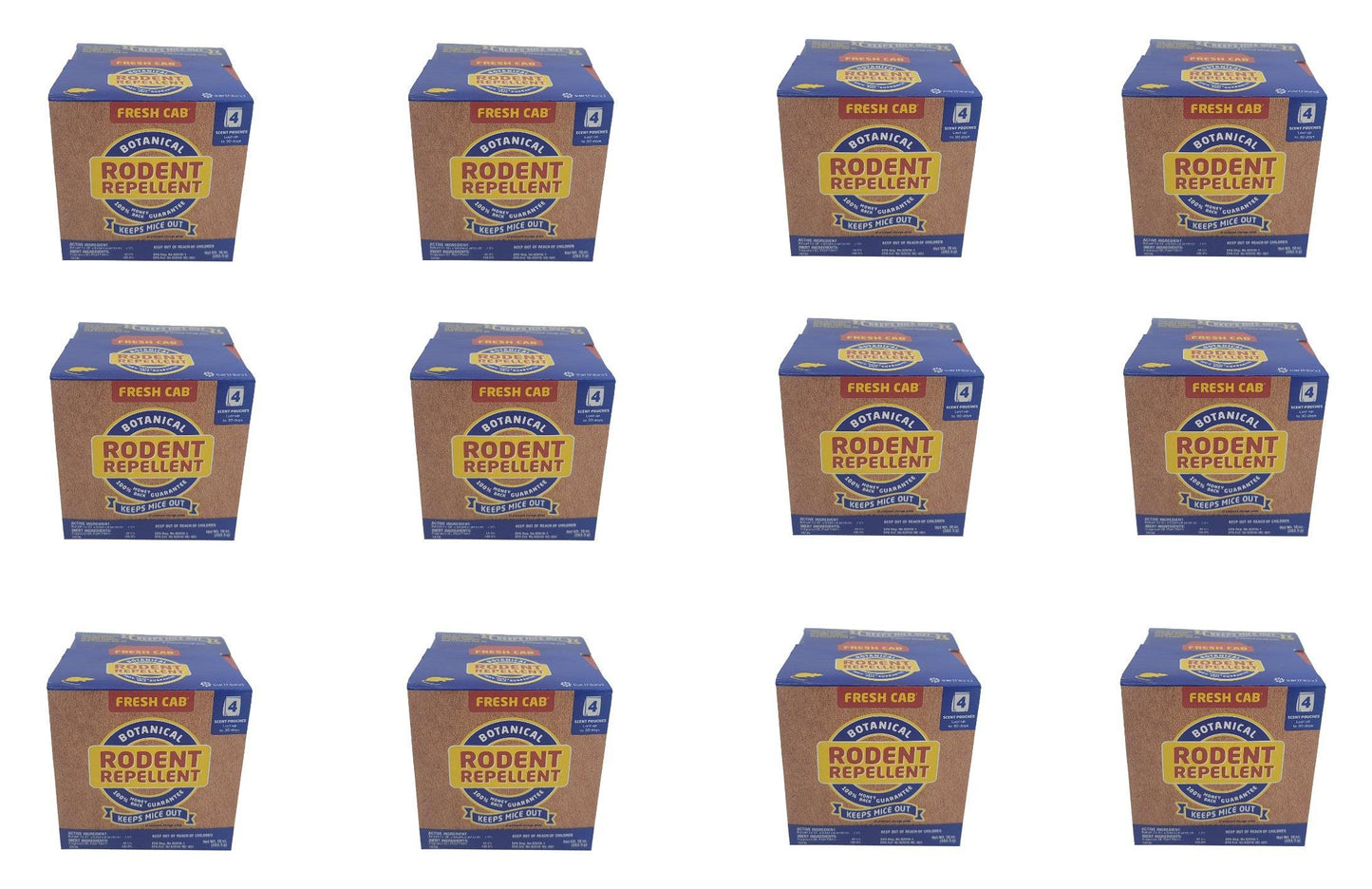 Fresh Cab (12 BOXES) Botanical Rodent Repellent - B1PMFCS12,12