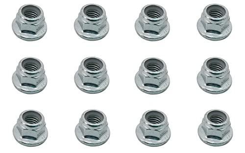 John Deere (12 PACK) Original Equipment Flangehead Locknut -14M7400,12